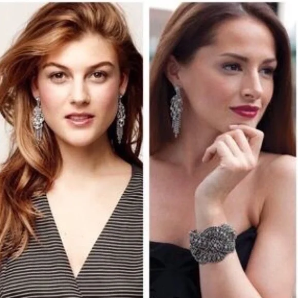 :: Stella & Dot Retired Petra Fringe Earrings - Picture 9 of 15